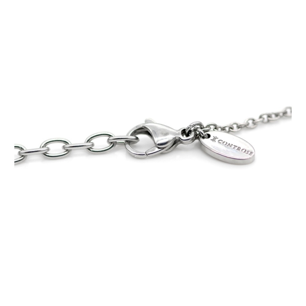 Brilliant Anchor Necklace with Austrian Crystals Stainless Steel NWT - Picture 4 of 5